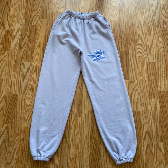 NEW BOYS LIE I HOPE YOU LILAC SWEATPANTS SZ XS S M L - Picture 3 of 10